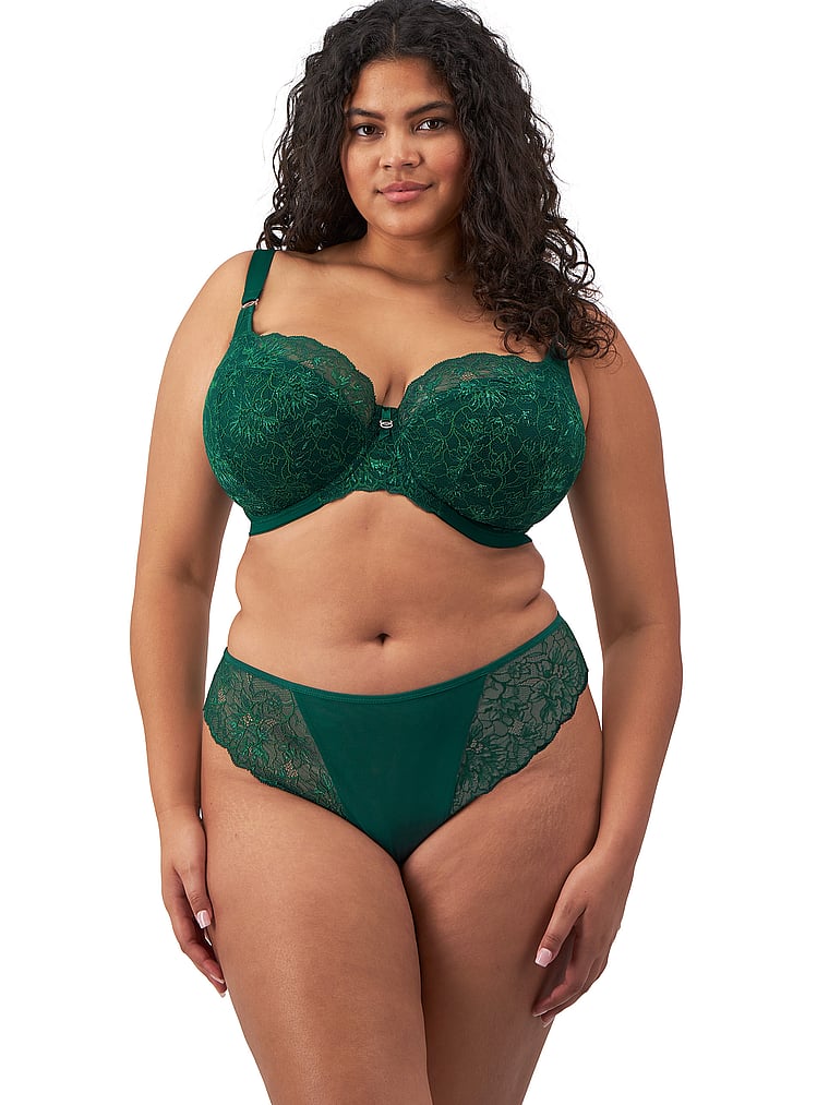 Victoria's Secret, Elomi Brianna Gepolsterter Halbschalen-BH mit Bügeln, onModelFront, 1 of 3