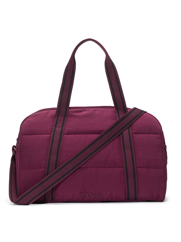 PINK Gesteppte Duffle-Tasche, onModelFront, 1 of 4