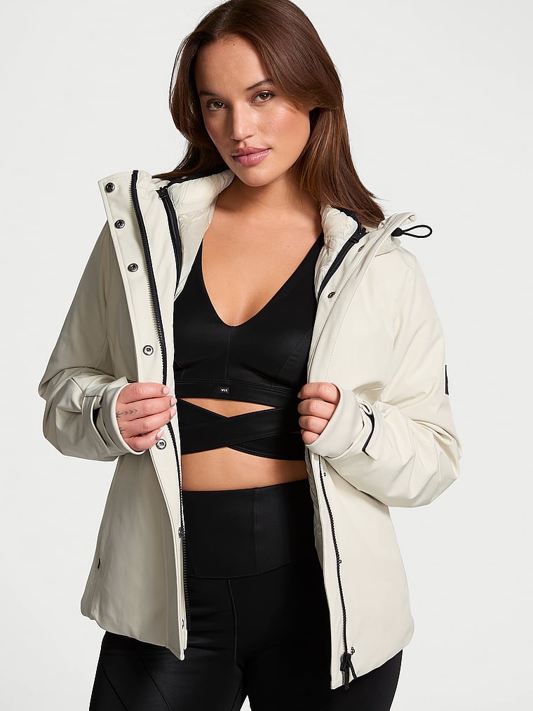Victoria's Secret, VSX VSX 3-in-1-Jacke, Classic Plaster, onModelFront, 4 of 5