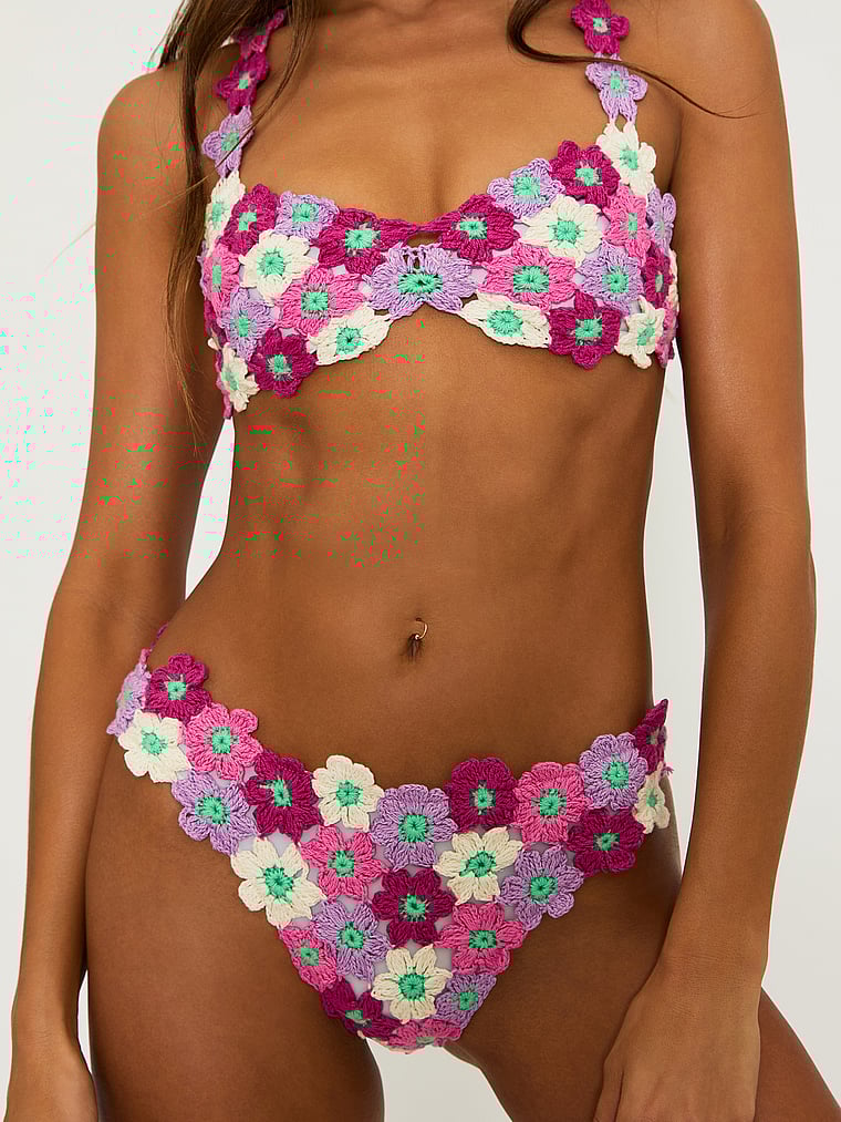 Victoria's Secret, Beach Riot Shannon Bikinioberteil, Liebesblume, detail, 3 of 3