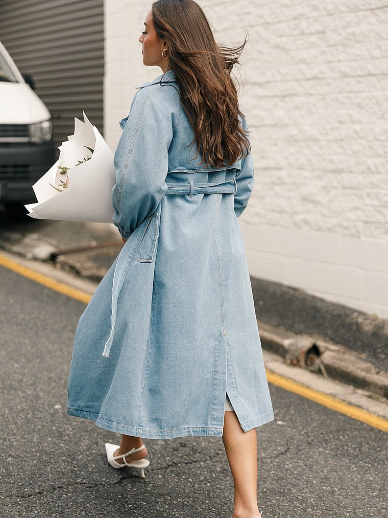 Victoria's Secret, Petal & Pup Ariana Trenchcoat, detail, 3 of 3