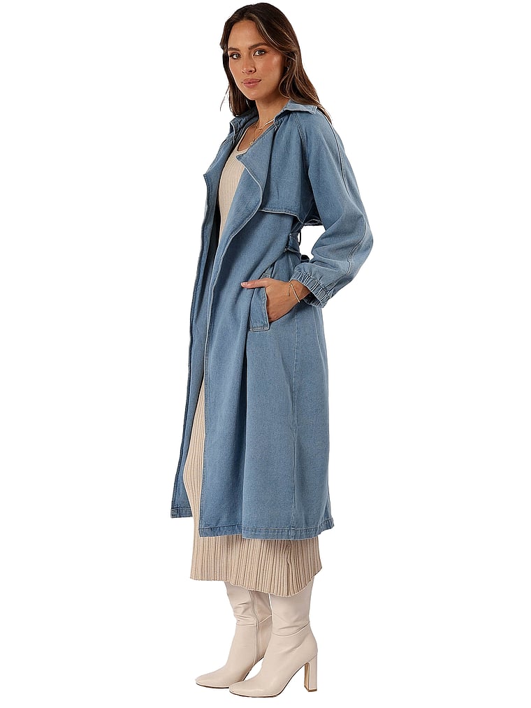 Victoria's Secret, Petal & Pup Ariana Trenchcoat, onModelBack, 2 of 3