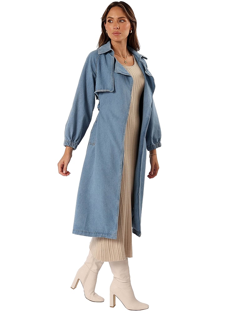Victoria's Secret, Petal & Pup Ariana Trenchcoat, onModelFront, 1 of 3