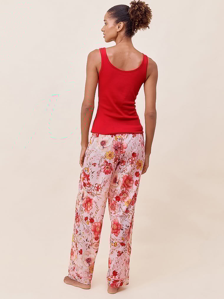 Victoria's Secret, Papinelle Tanktop und lange Hose aus Baumwoll-Modal, onModelBack, 2 of 3