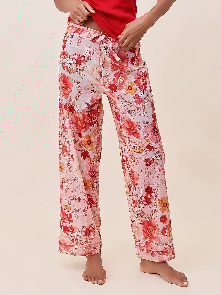 Victoria's Secret, Papinelle Tanktop und lange Hose aus Baumwoll-Modal, onModelFront, 1 of 3