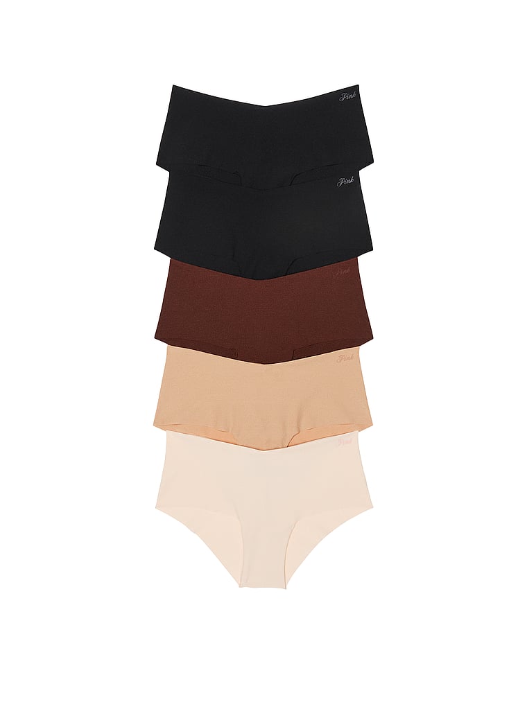 PINK Unsichtbare Cheeky-Höschen im 5er-Pack, Nude Basics Set, offModelFront, 1 of 1