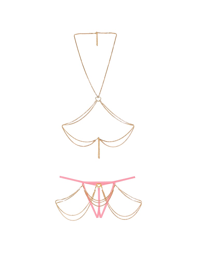 Victoria's Secret, Very Sexy Twinkle Heart Körperschmuck-Set, Rosa Hoffnung, detail, 3 of 3