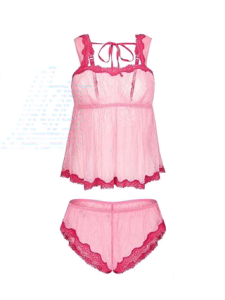 Victoria's Secret, Adore Me Ettie Nachtmode-Set, offModelFront, 3 of 4