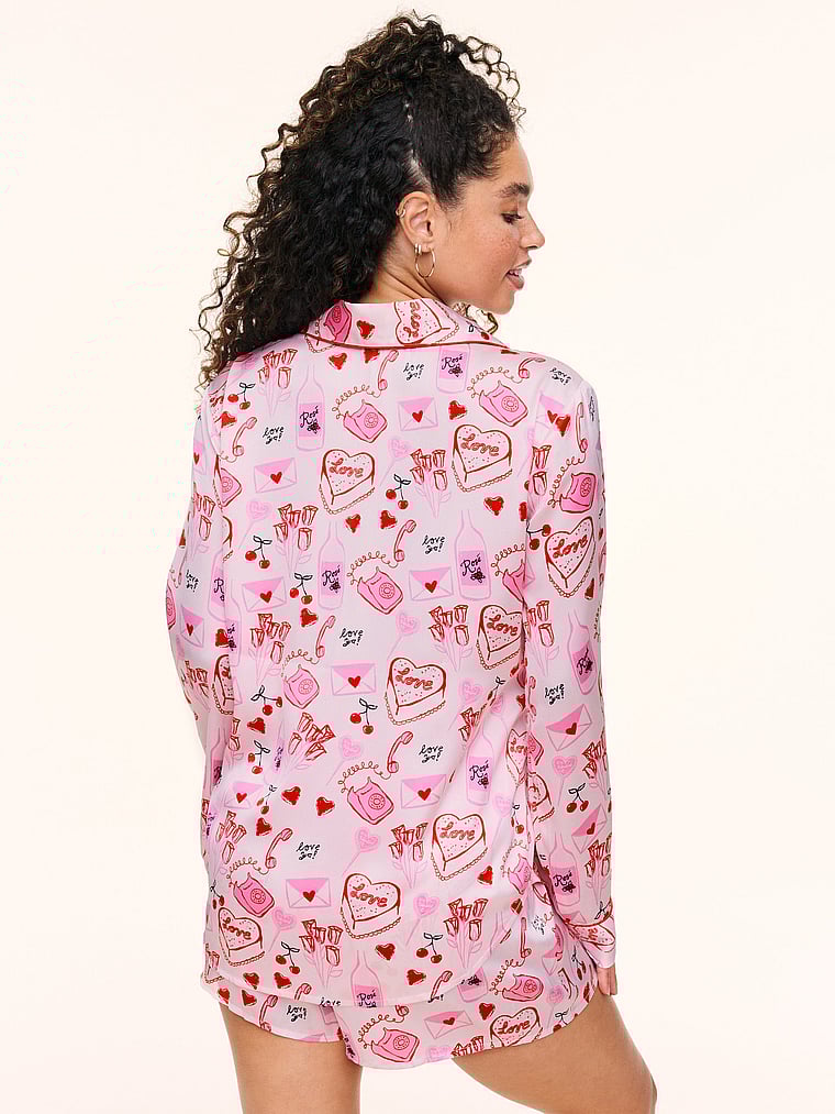 Victoria's Secret, Adore Me Sammi Nachtmode-Set, onModelBack, 2 of 4