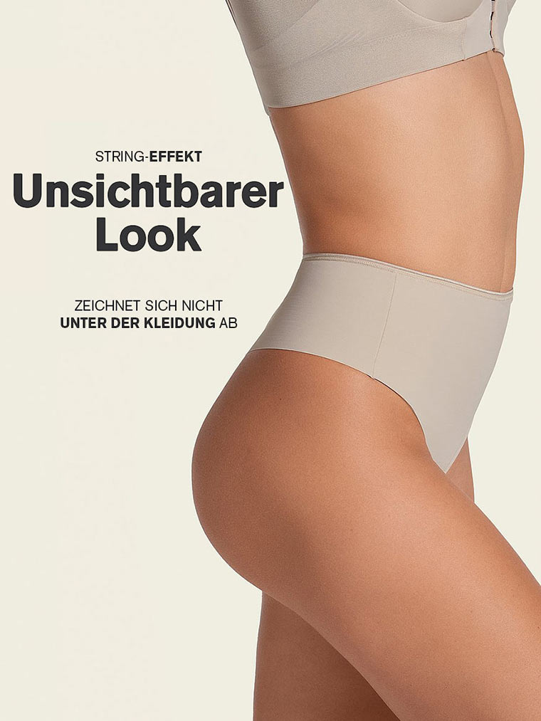 Victoria's Secret, Leonisa Shapewear Nahtloser, formender String, Beige, detail, 3 of 7