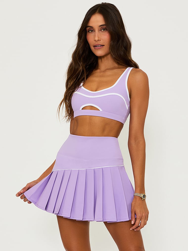 Victoria's Secret, Beach Riot Venus Active Skirt, French Lavender, onModelFront, 1 of 4