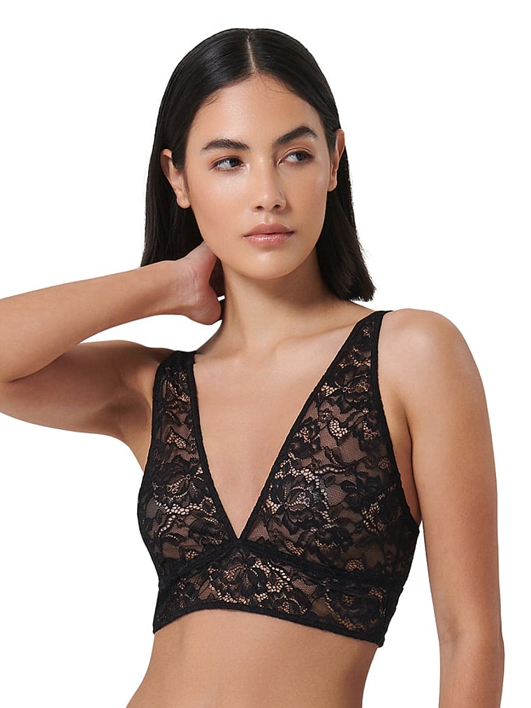 Victoria's Secret, BLUEBELLA Fallon Soft Bra, Black, onModelFront, 1 of 4
