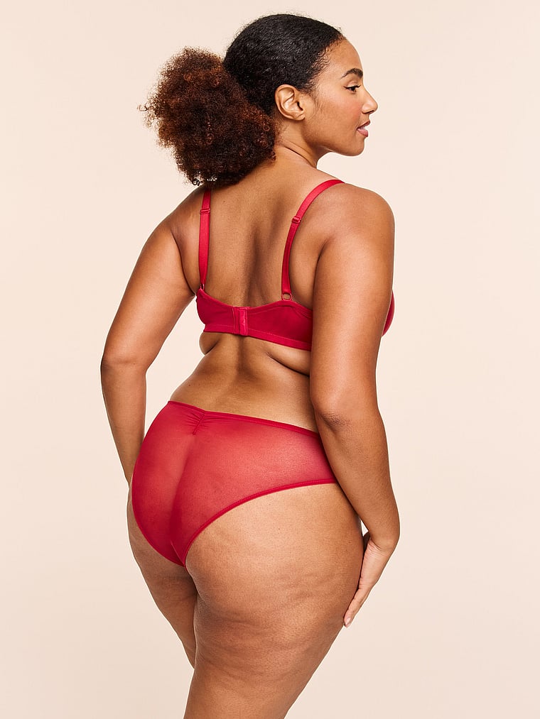 Victoria's Secret, Adore Me Libi Halbschalen-BH, onModelBack, 2 of 3