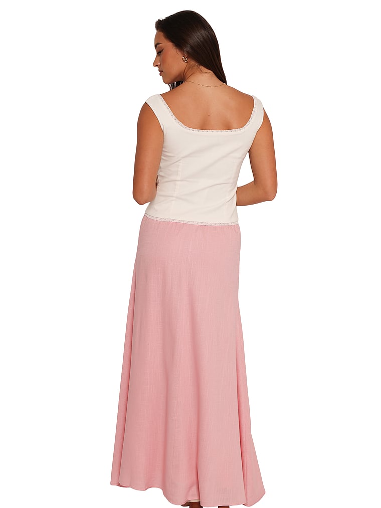 Victoria's Secret, Petal & Pup Stevie Maxirock, Pink, onModelBack, 2 of 3
