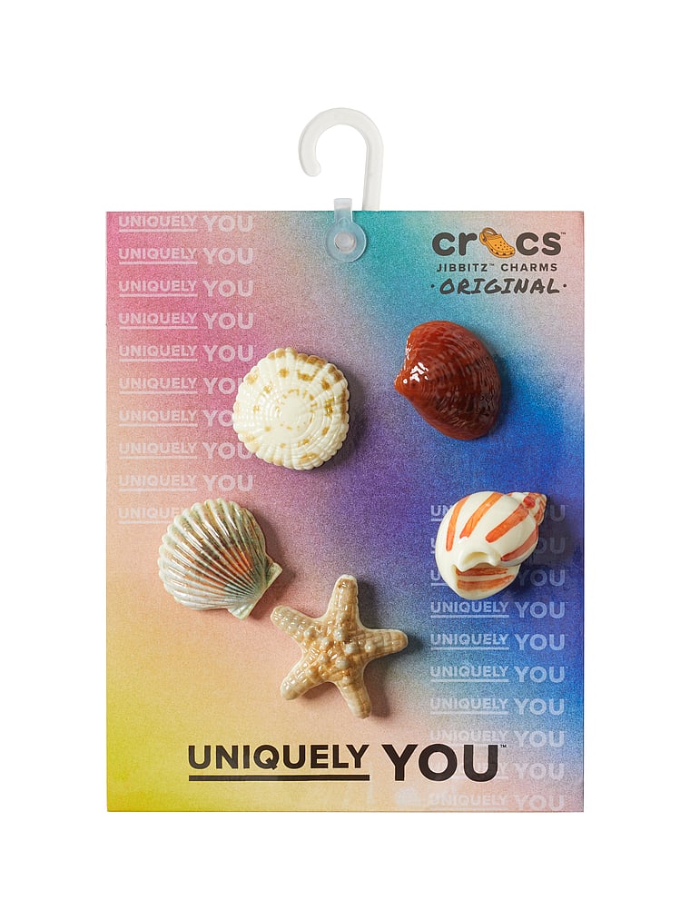 Crocs Jibbitz She Sells Seashells Anhänger im 5er-Pack, offModelFront, 3 of 4