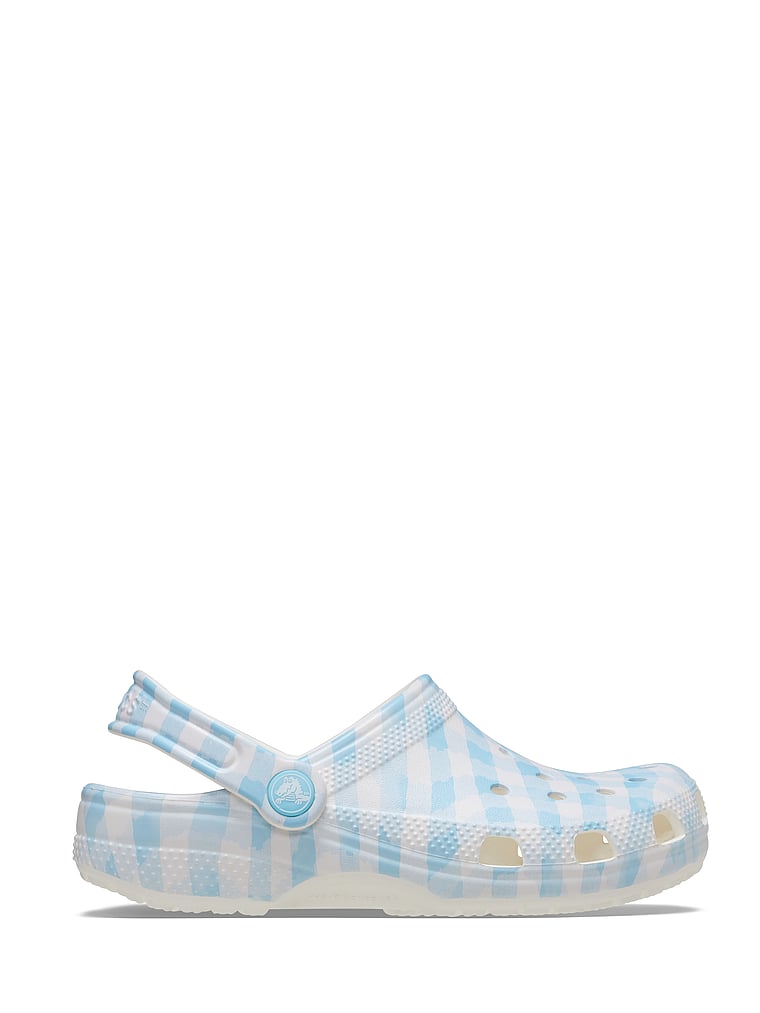 Crocs Klassische Clogs mit Vichy-Karos, onModelFront, 1 of 4
