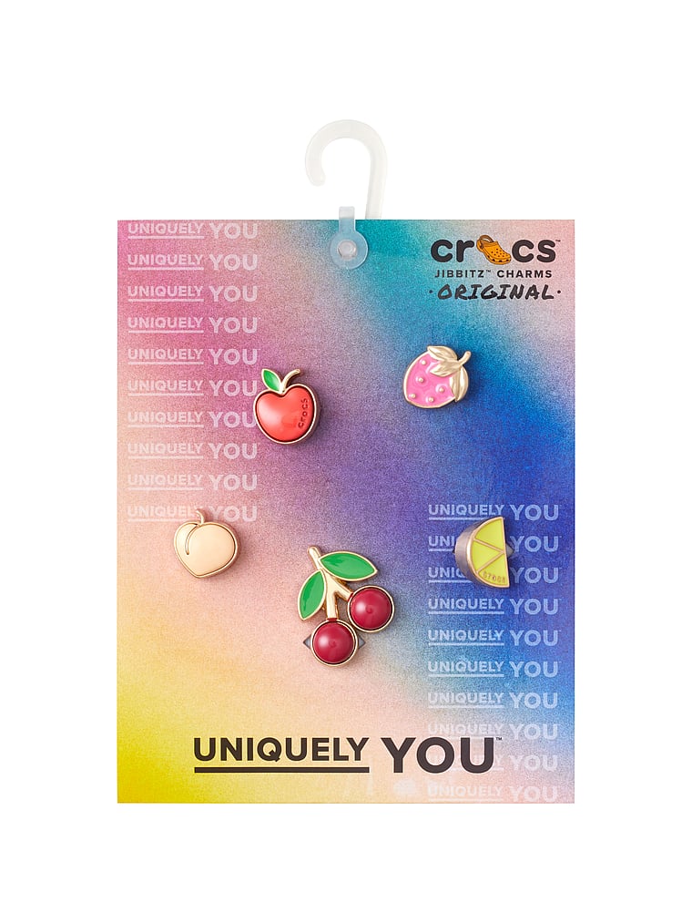 Crocs Jibbitz Fruit Charms im 5er-Pack, offModelFront, 3 of 4