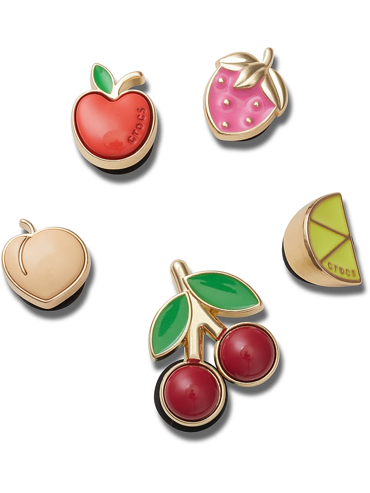 Crocs Jibbitz Fruit Charms im 5er-Pack, onModelFront, 1 of 4