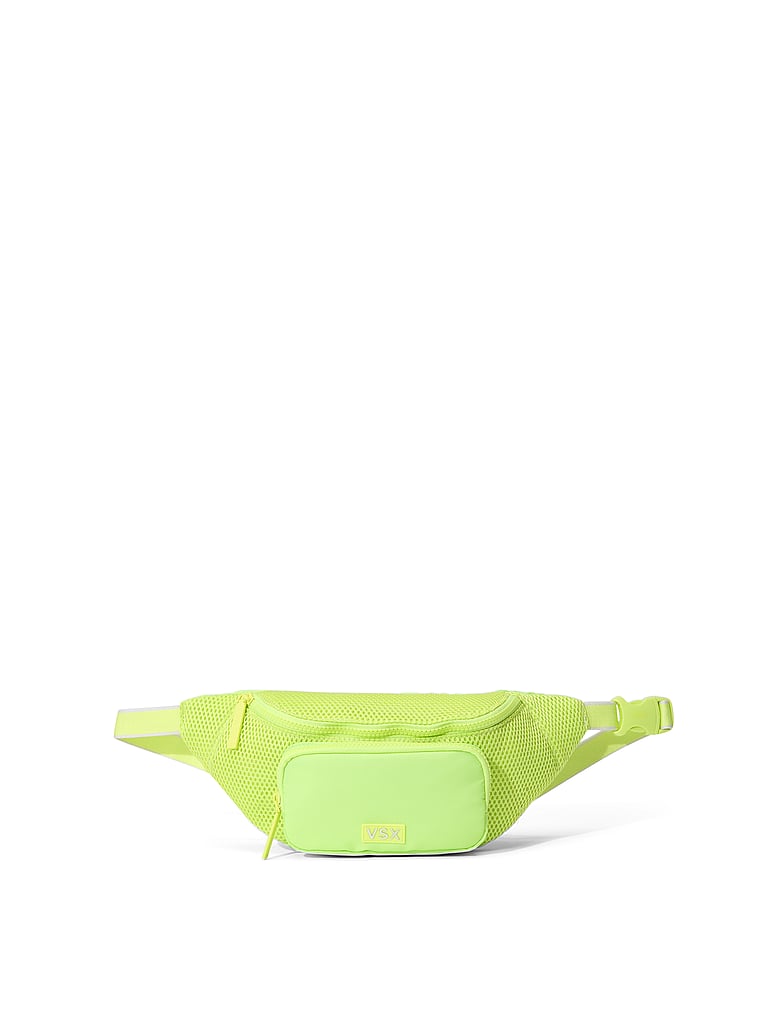 Victoria's Secret, Victoria's Secret VSX Gürteltasche, Funkelndes Limettengrün, onModelFront, 1 of 4