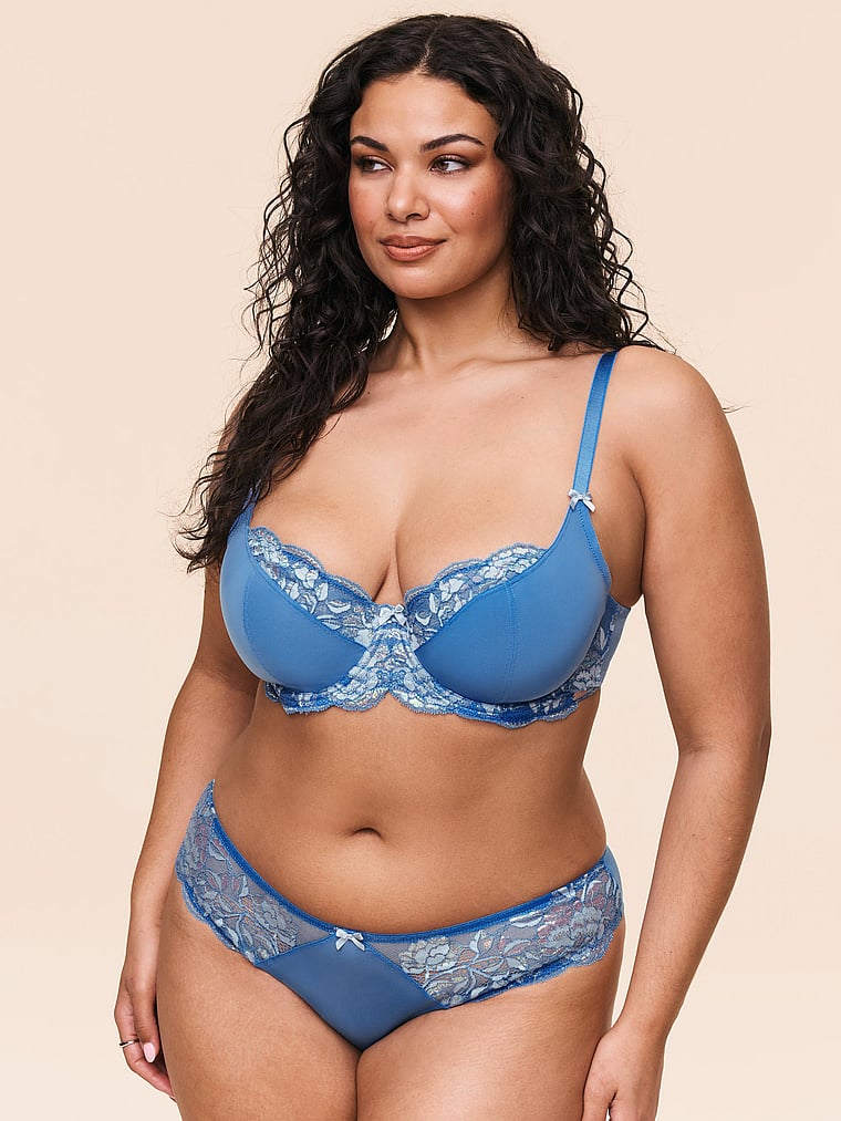 Victoria's Secret, Adore Me Vicky Halbschalen-BH, onModelFront, 1 of 4