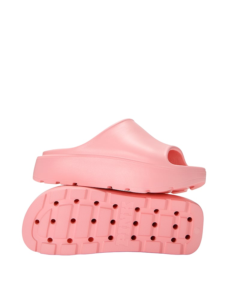 PINK Sandalen mit Plateausohle, Blütenblatt/Pink, onModelFront, 1 of 2