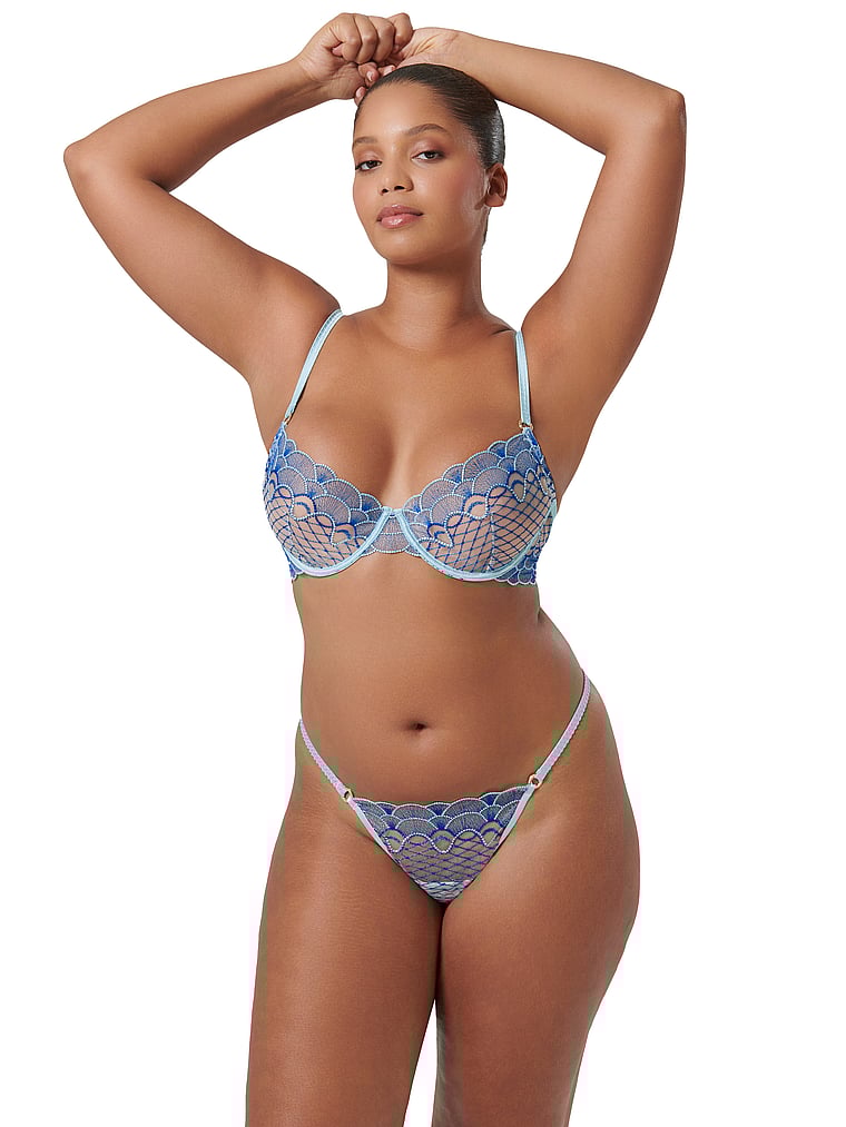 Victoria's Secret, BLUEBELLA Elina BH mit Bügeln, Inselparadies-Blau, detail, 4 of 4