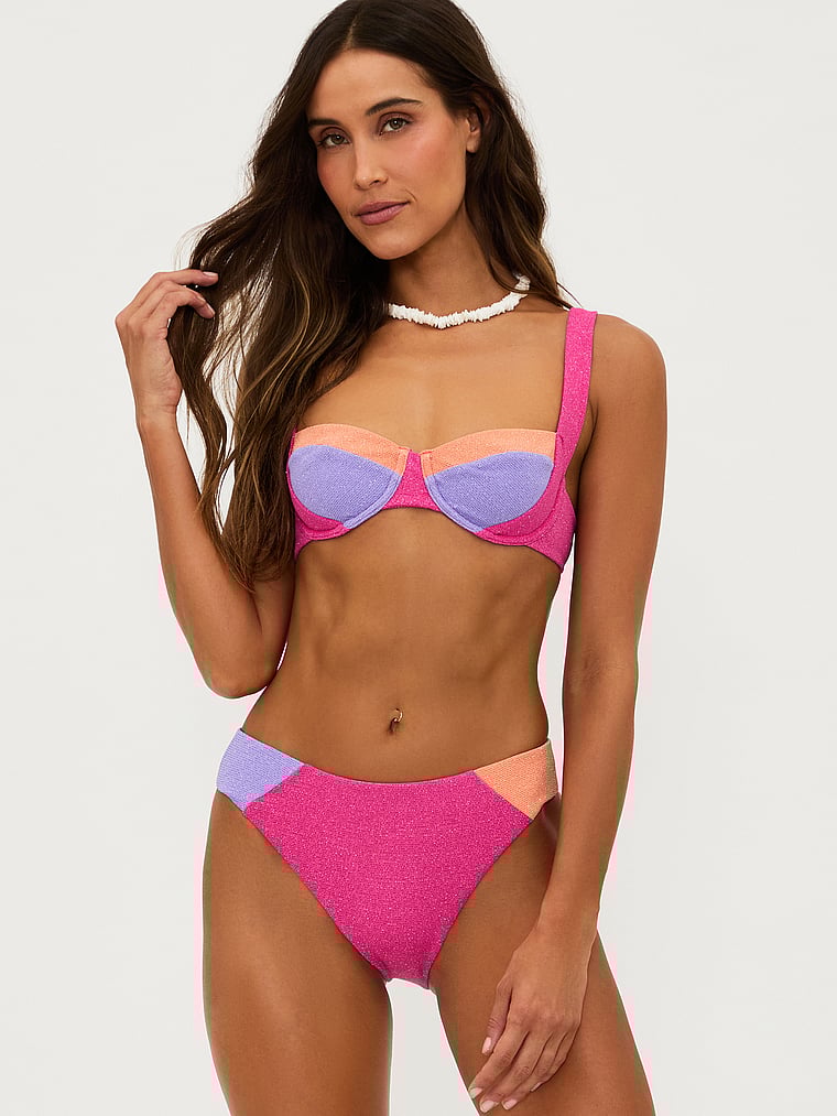 Victoria's Secret, Beach Riot Brooks Bikinioberteil, detail, 4 of 4