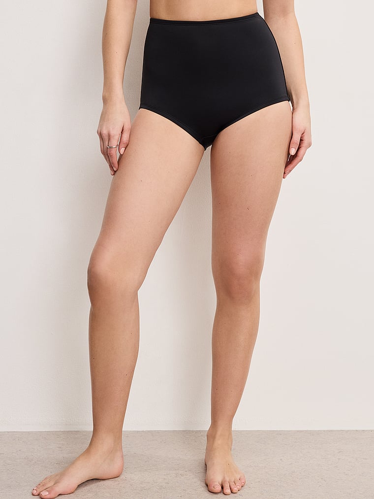 Victoria's Secret, Good American Boy Kompressions-Badeshorts, onModelBack, 2 of 4