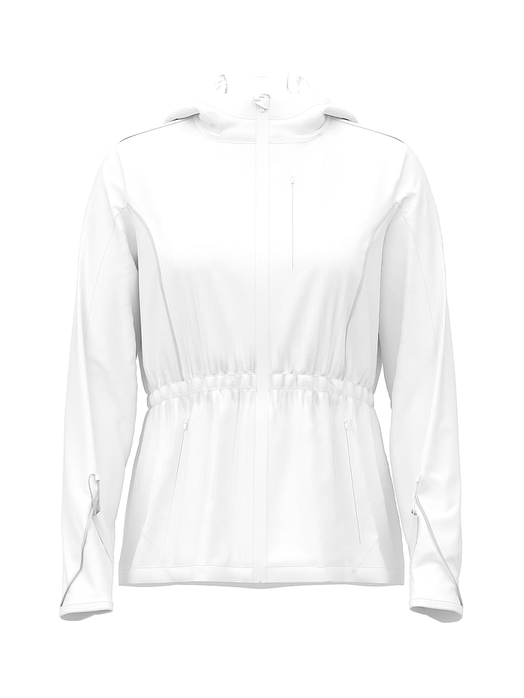 Victoria's Secret, VSX VSX ActiveFlex Laufjacke, VS-Weiß, offModelFront, 4 of 4