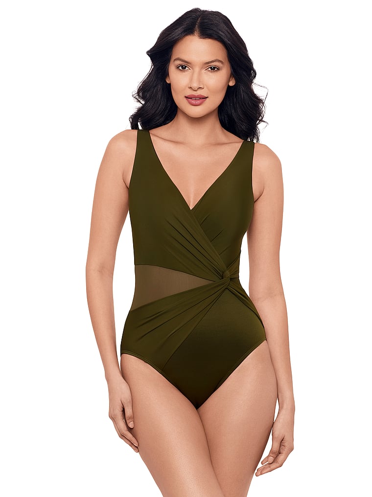 Victoria's Secret, Miraclesuit Circe Einteiliger Badeanzug, onModelFront, 1 of 3