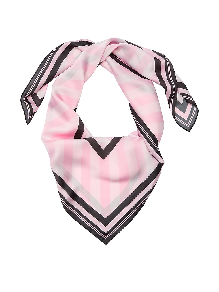 Victoria's Secret, Victoria's Secret Schal aus Satin, Heritage-Streifenmuster, detail, 3 of 3
