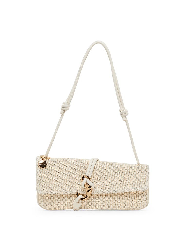 Dolce Vita Alice Schultertasche aus Bast, onModelFront, 1 of 3