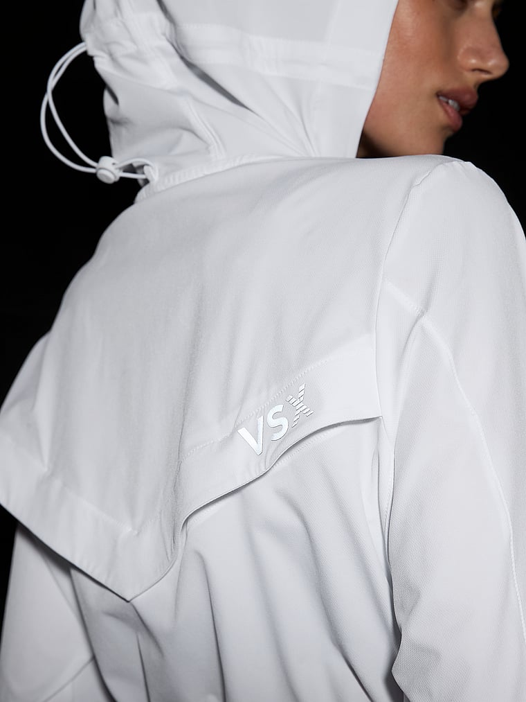 Victoria's Secret, VSX VSX ActiveFlex Laufjacke, VS-Weiß, detail, 3 of 4
