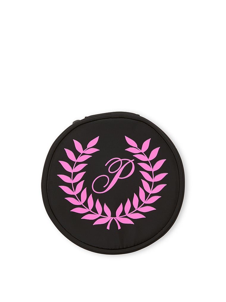 PINK Mini Jewelry Case, Black, onModelFront, 1 of 3