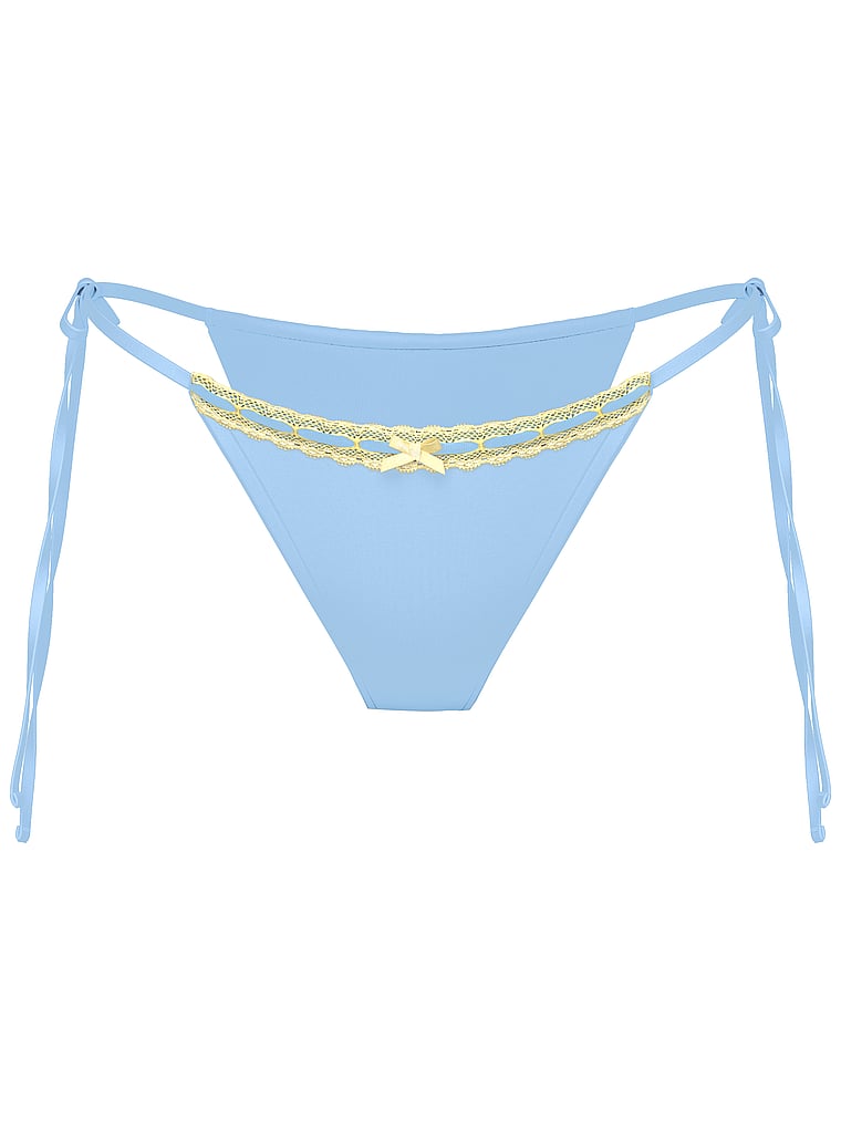 PINK von Frankies Bikinis Rosemary Knappe Bikinihose, Segeln auf ruhigem Gewässer, offModelFront, 3 of 3