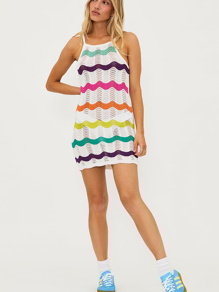 Victoria's Secret, Beach Riot Tessie Kleid, Sherbert bei Sonnenuntergang, detail, 4 of 4