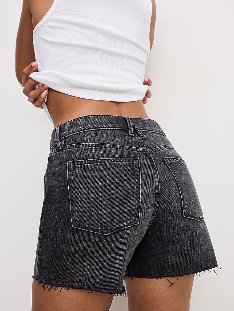 Victoria's Secret, Good American Good Standard Lange Shorts, detail, 4 of 4