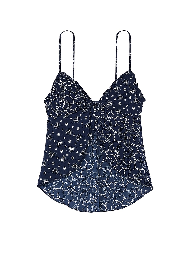 Victoria's Secret, Frankies Bikinis Flora Krepp-Trägertop, offModelFront, 3 of 3