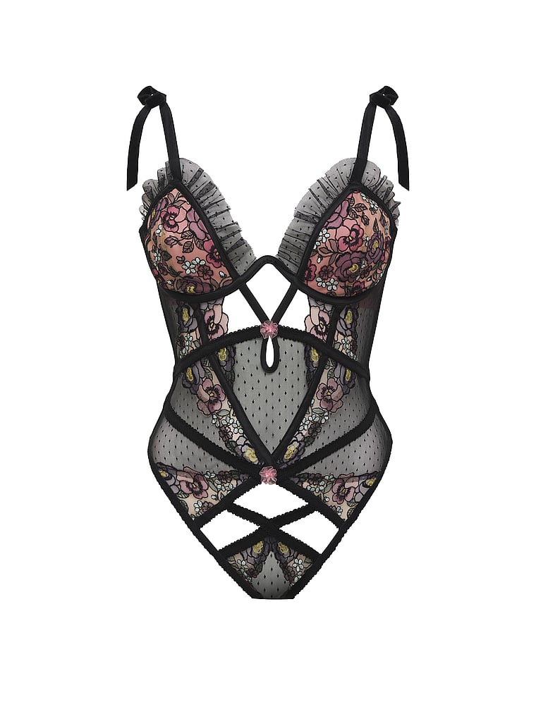 Victoria's Secret, For Love & Lemons Clara Body, offModelFront, 4 of 5