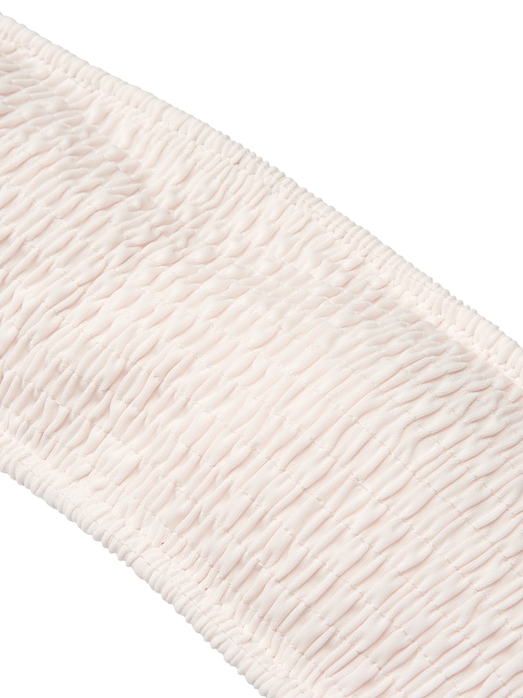 Victoria's Secret, Victoria's Secret Swim Santa Teresa Gesmoktes Bandeau-Oberteil, detail, 4 of 4