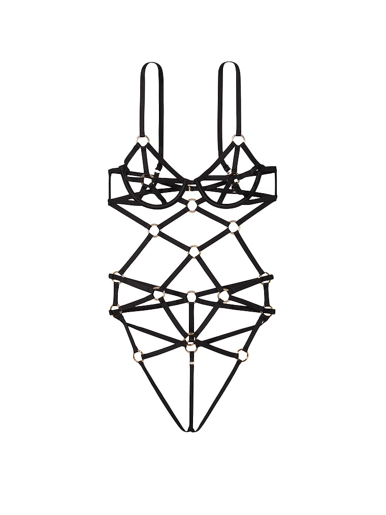 Victoria's Secret, Very Sexy Body mit Riemchendesign und offenen Körbchen, offModelFront, 3 of 3