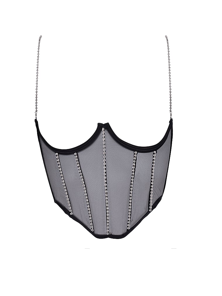 Victoria's Secret, BLUEBELLA Zenn Bustier mit offenen Körbchen, offModelFront, 3 of 3