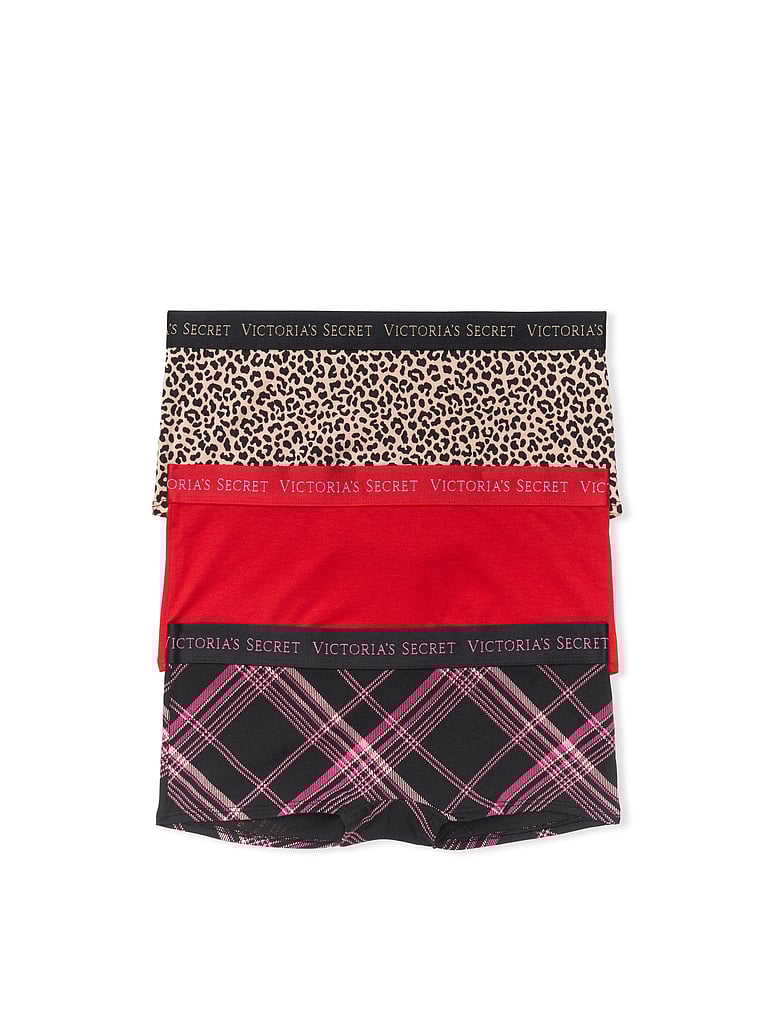 Victoria's Secret, Victoria's Secret Panty-Höschen mit Logo im 3er-Pack, offModelFront, 1 of 1