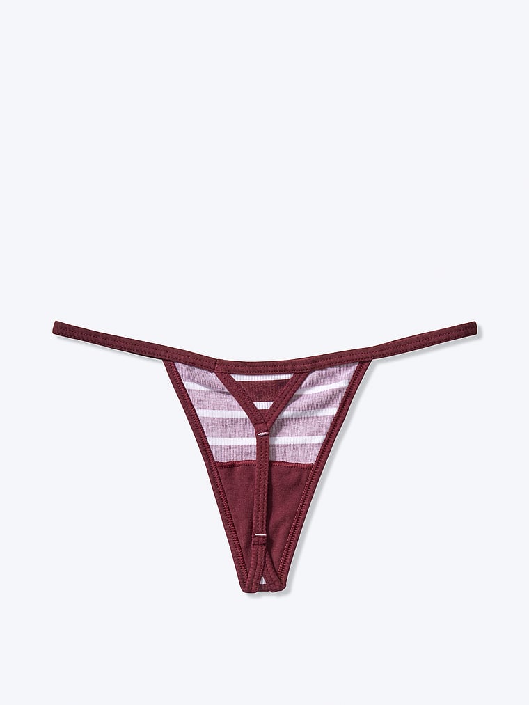 PINK V-String aus Baumwolle, offModelBack, 2 of 2