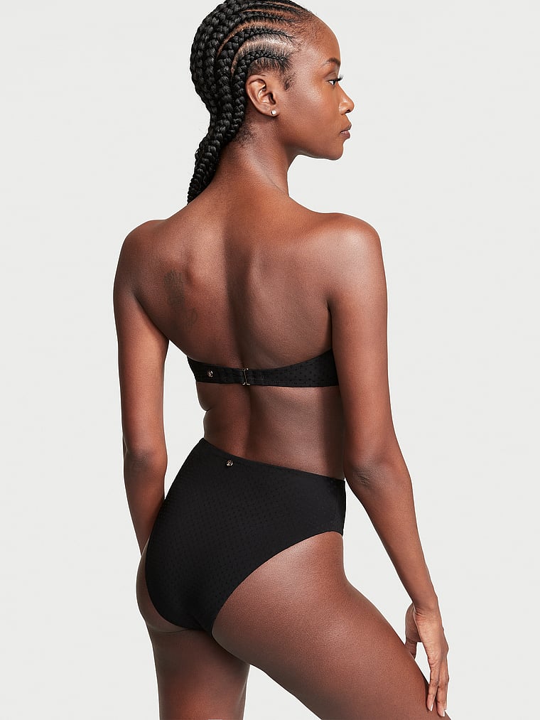 Victoria's Secret, Victoria's Secret Swim Bandeau-Bikinioberteil mit Zierschleife, onModelBack, 2 of 3
