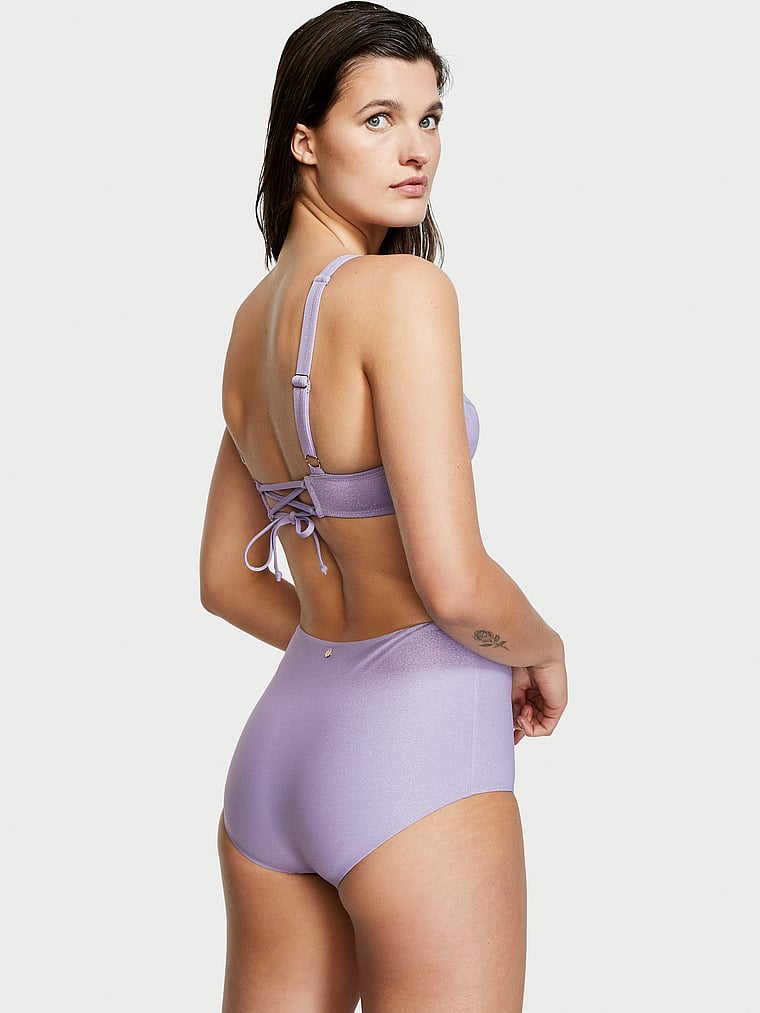 Victoria's Secret, Victoria's Secret Swim Panty-Basic-Bikinihose, onModelBack, 2 of 4