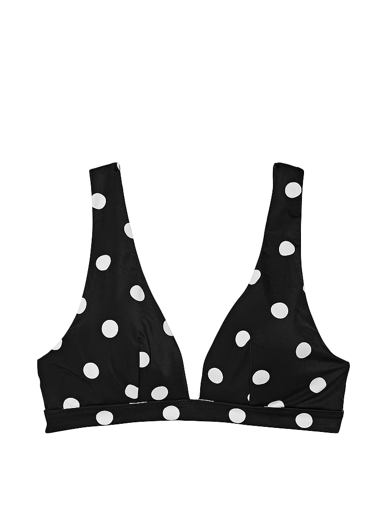Victoria's Secret, Victoria's Secret Swim Bikinioberteil mit tiefem Ausschnitt zum Kombinieren, offModelFront, 3 of 3