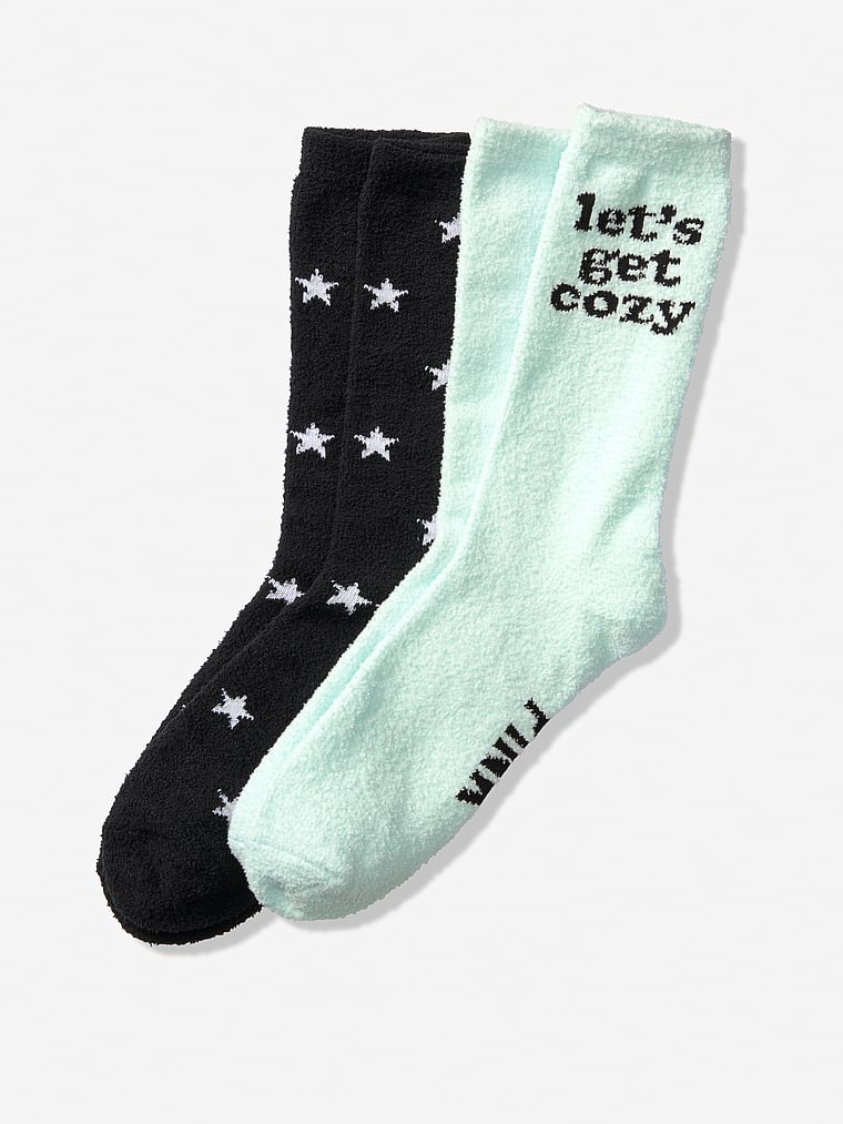  Fleece-Socken im Geschenkset, offModelFront, 1 of 2