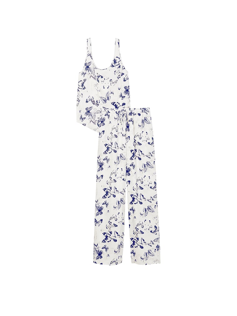 Victoria's Secret, Victoria's Secret Pyjama mit weitem Bein aus TENCEL™, offModelFront, 3 of 3