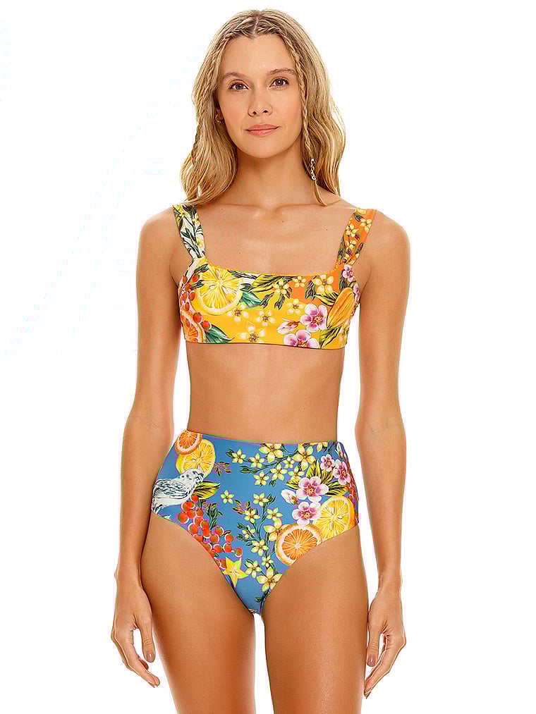 Victoria's Secret, Agua Bendita Alicia Wendbare Bikinihose, onModelFront, 1 of 3